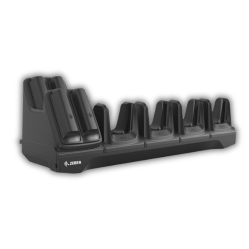 Zdjęcie produktu Stacja ładująca 4 terminali, 4 akumulatory Zebra MC22, MC27 - CRD-MC2X-4SC4BC-01