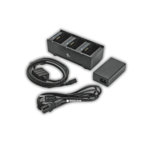 Zdjęcie produktu 3-portowa ładowarka do baterii do drukarki Zebra QLn220, QLn320, QLn420, ZQ511, ZQ610, ZQ620, ZQ630 | SAC-MPP-3BCHGEU1-01